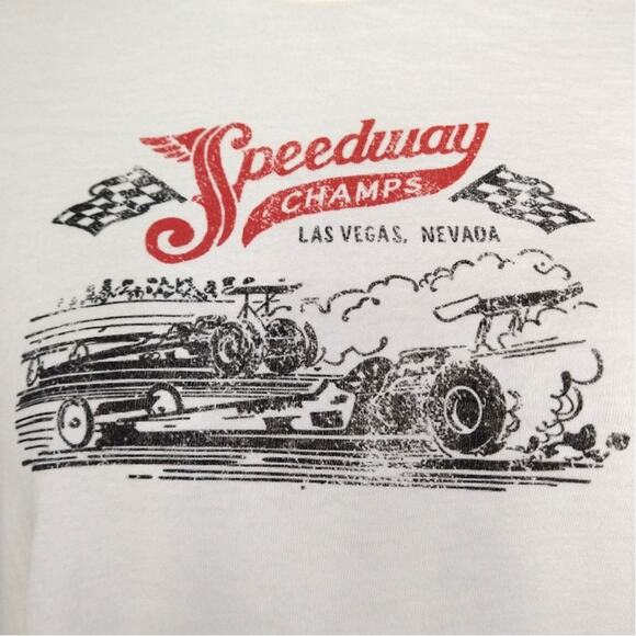 Las Vegas Speedway Cotton Graphic Tee Size M - Picture 3 of 7